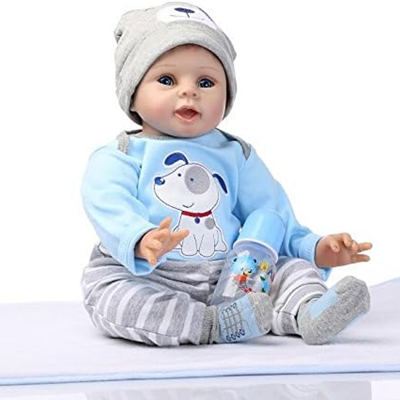 عروسک نوزاد پسر 56 سانتی مدل Scnbom lifelike reborn dolls ZY605721_اسباب بازی